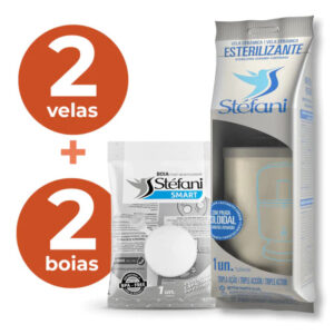 Kit 2: 2 velas esterilizantes + 2 boias