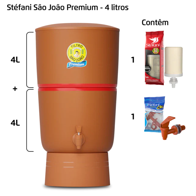 Filtro Premium - 4 litros - 1 vela